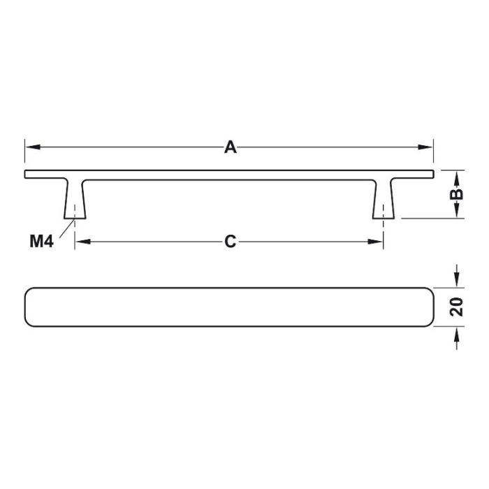 Handle Pull Zinc