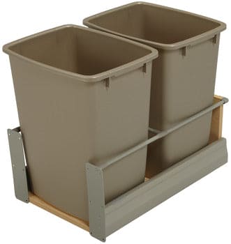 Waste Bin Pull-Out Matrix Double