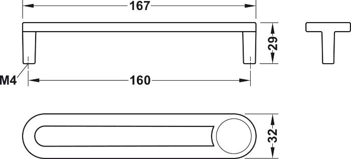 Handle Zinc Design Model H2170