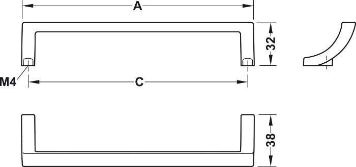 Handle Zinc Design Model H2190