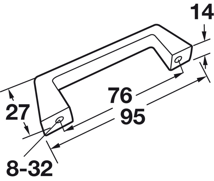 Handle, Zinc Amerock Blackrock Collection (25)