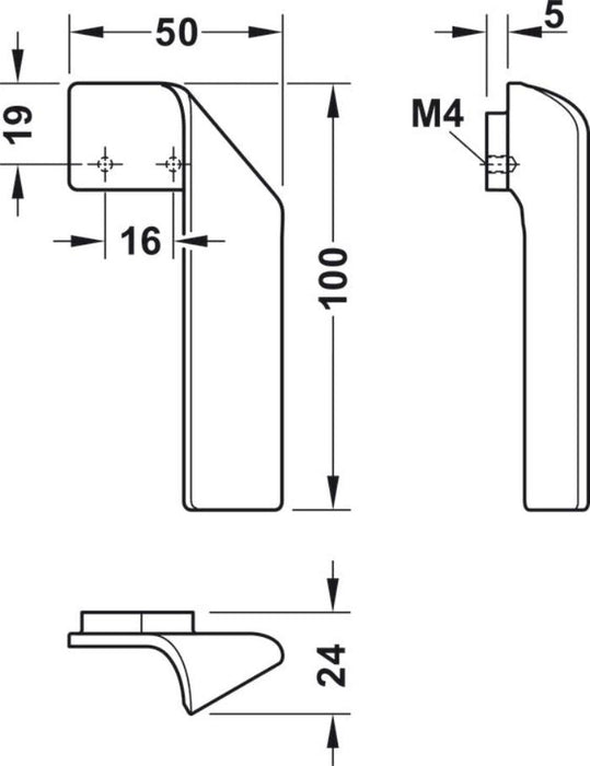 Handle Zinc Design Model H2155