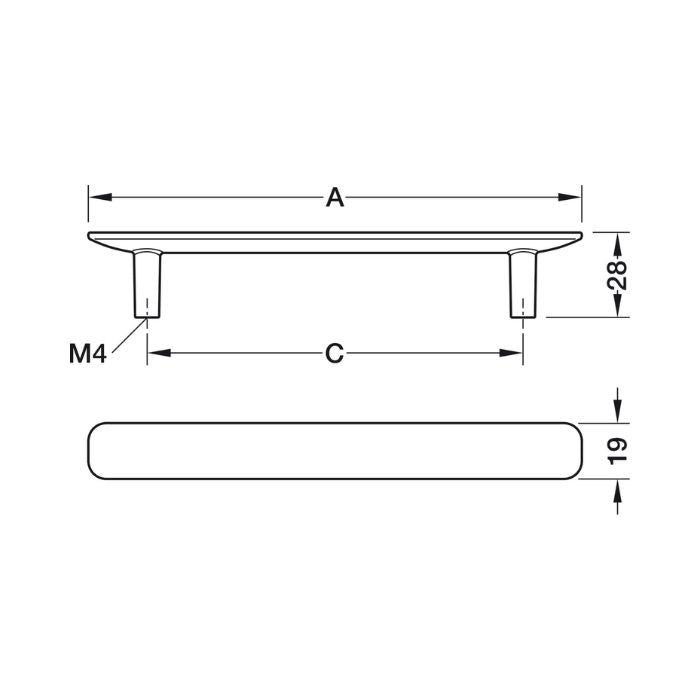 Handle Zinc Eastwick Collection