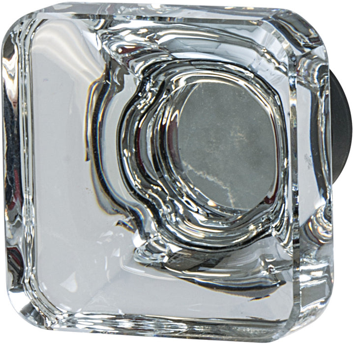 Knob Aluminum & Synthetic Crystal Amerock Glacio Collection