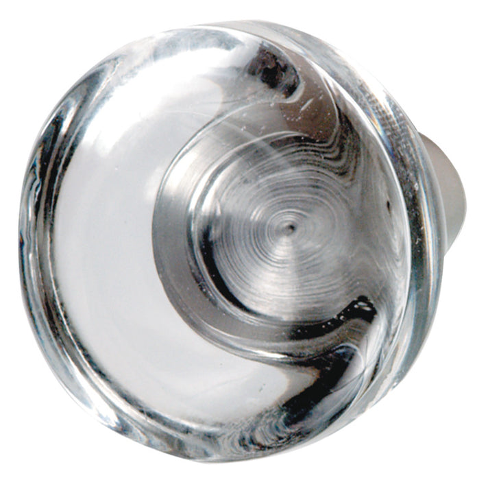 Knob Glass & Stainless Steel Crystalline Collection