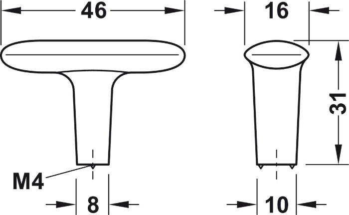 Knob Zinc Alloy Design Model H2140