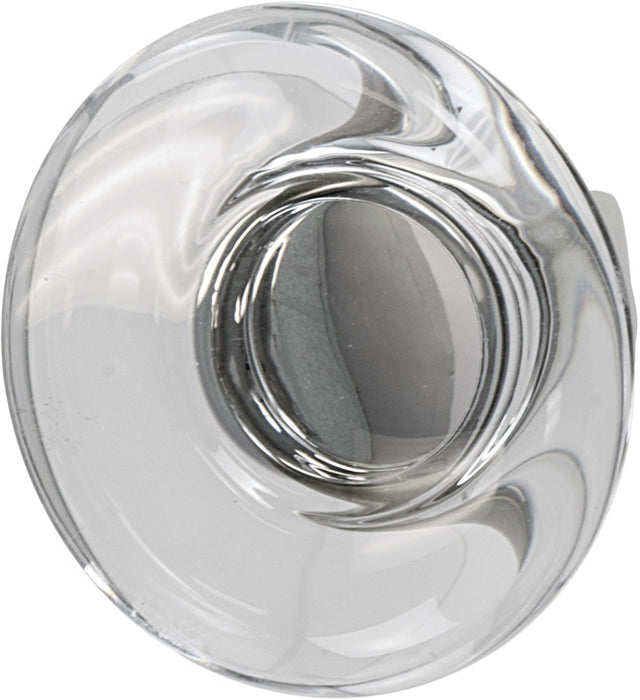 Knob Zinc Alloy & Glass 44 mm Amerock Glacio Collection