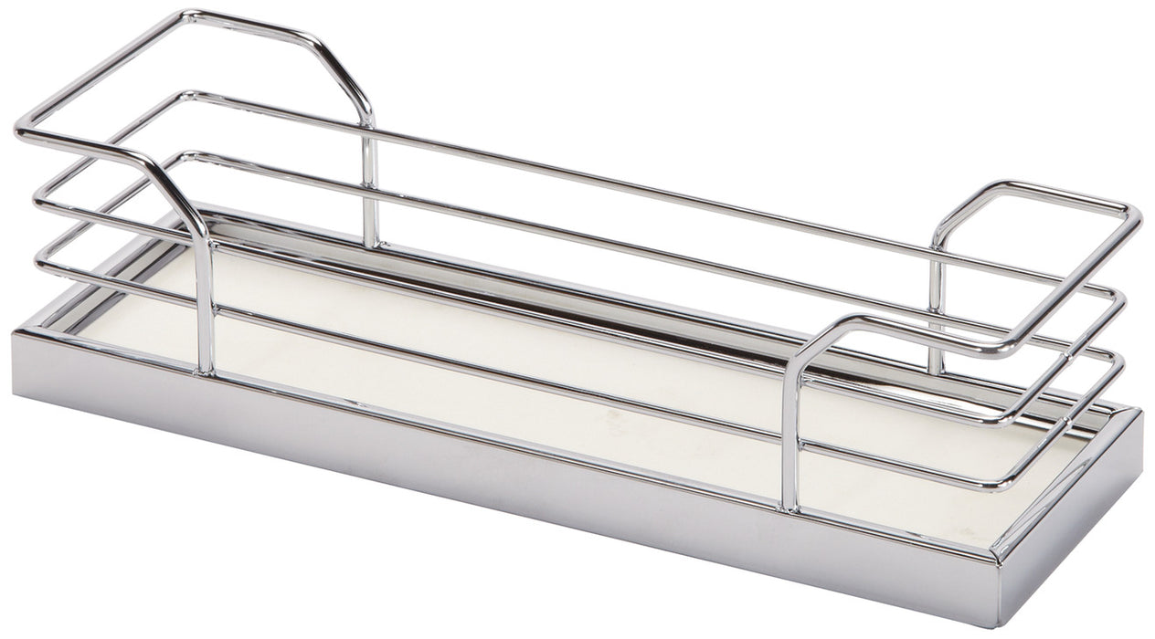 Tray Set Pull Out Spice Rack Chrome Sliding