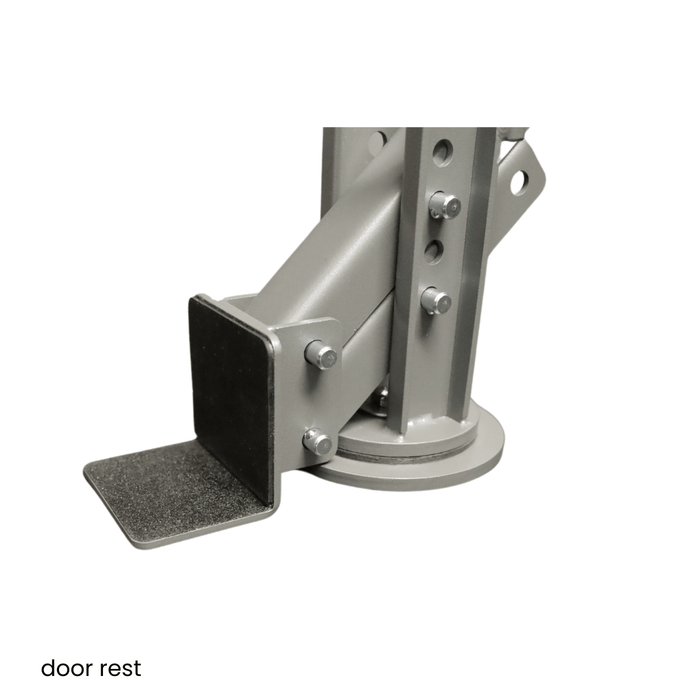 Door lifter with a door rest